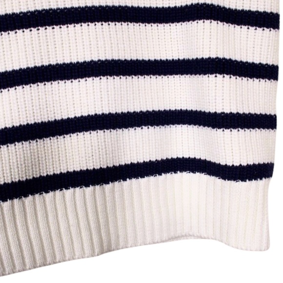 Vigoss Striped Short Sleeve Knit Sweater – Women’s Large - Picture 11 of 15